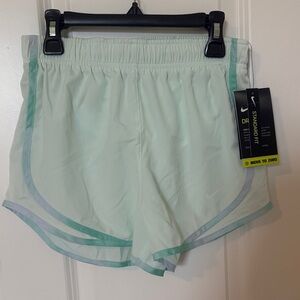 Nike Women's Light Green Athletic Shorts